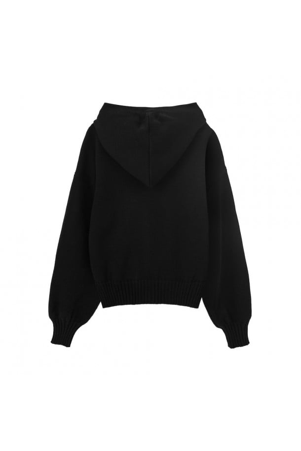 Merino Hoodie Sweater  Space Black